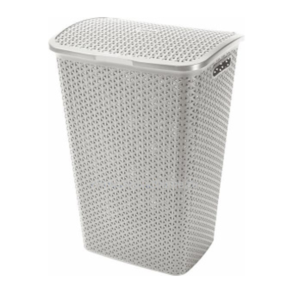 КОРЗИНА БЕЛЬЕВАЯ STYLE 60 L СВЕТЛО-СЕРЫЙ 228330