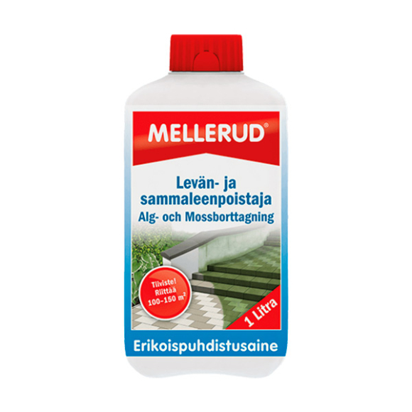 Средство для очистки от водорослей и мха 1л. Mellerud -300