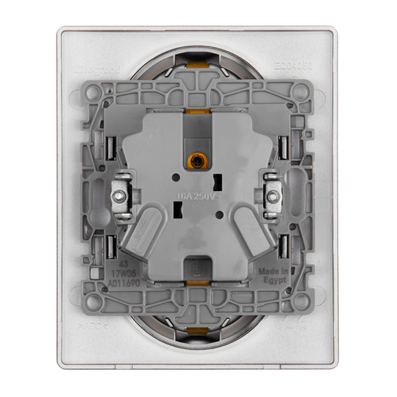 Розетка Legrand Etika 672623-00.00-00.00-00.01 (антрацит)