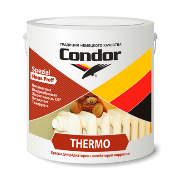 Краска Condor ВД Thermo (Термо) белый 0,5 кг