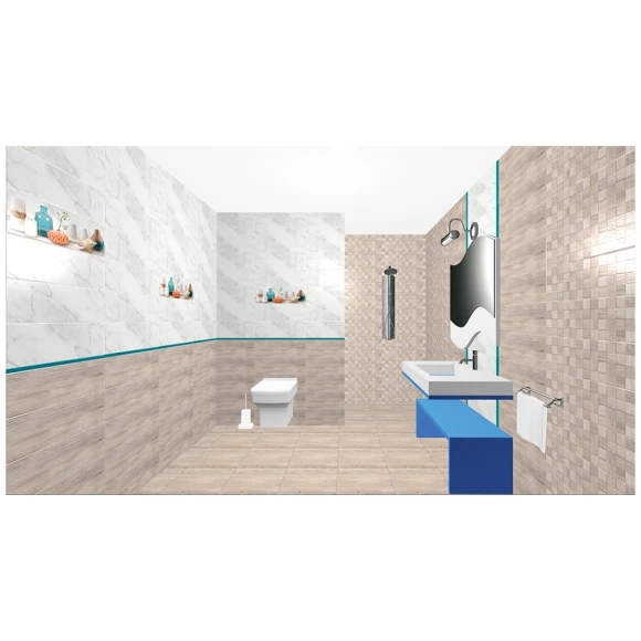 Плитка керамическая Cersanit Vita белый VJS051 600x200