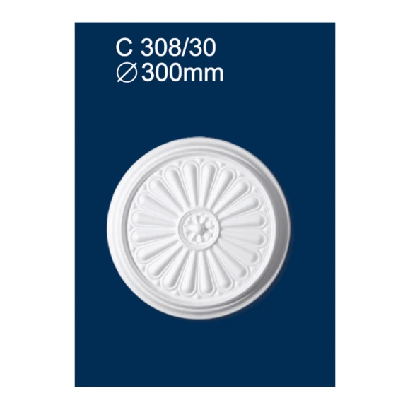 Розетка потолочная Solid C308/30
