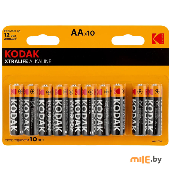 Элемент питания Kodak LR6-8+2BL Xtralife [KAA-8+2]