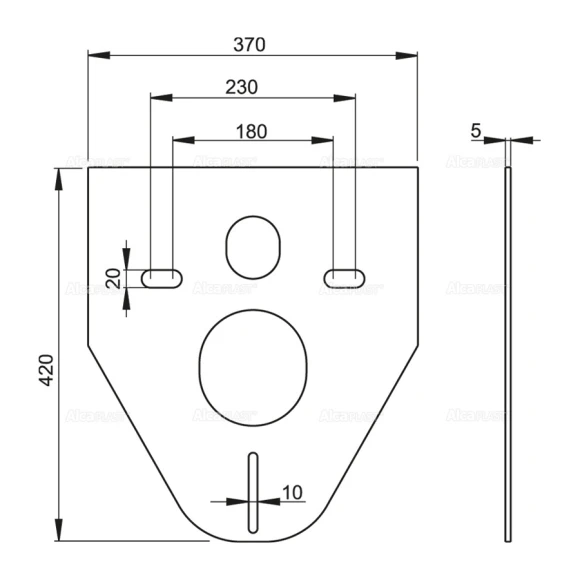 Плита звукоизоляционная Alcaplast М091