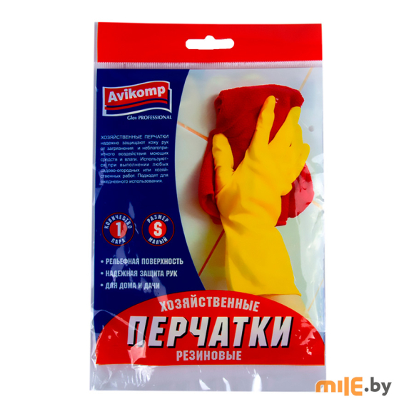 Перчатки хозяйственные резиновые Avikomp (2629) 1 пара
