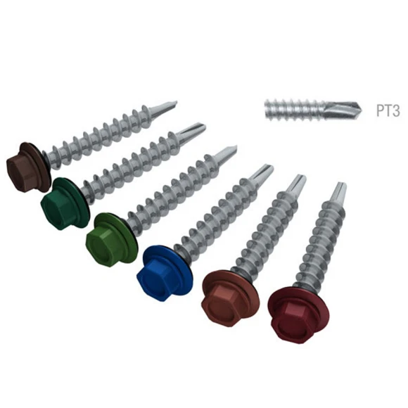 Саморез кровельный Starfix PT3 RAL 7004 SMC2-57487-250 (250 шт) 4,8х19 мм