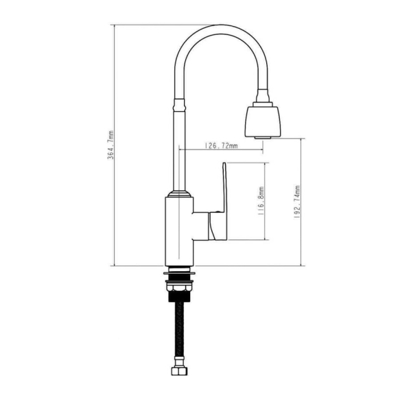 Смеситель для кухни Econoce серия 270 EC0275BL