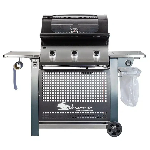 Газовый гриль Sahara S375 3B BBQ Smokey Teal