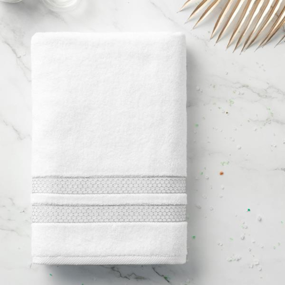 Полотенце махровое Verossa Reticolo (734490) 70х140 см белый