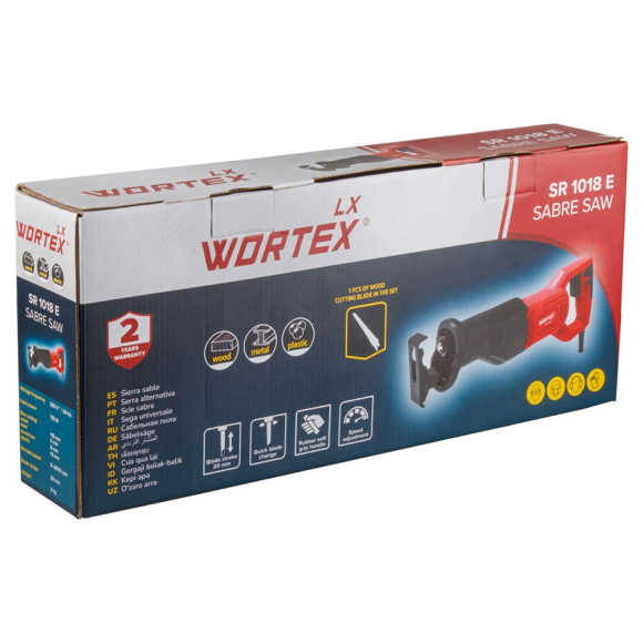 Сабельная пила Wortex LX SR 1018 E (1326521) +1 пильное полотно