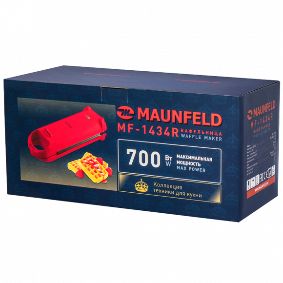 Вафельница Maunfeld MF-1434R