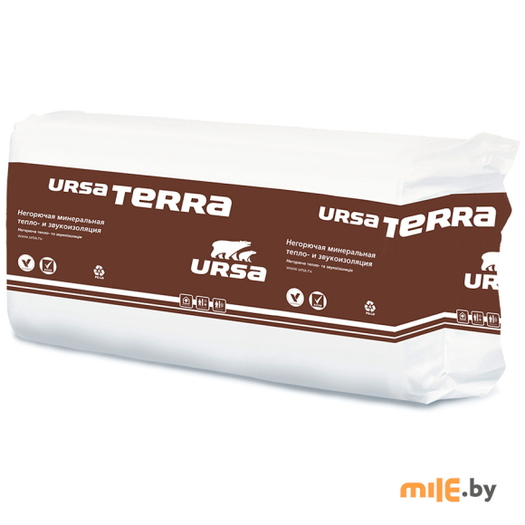 Маты теплоизоляционные Ursa Terra 37 PN 1250x610x50 мм