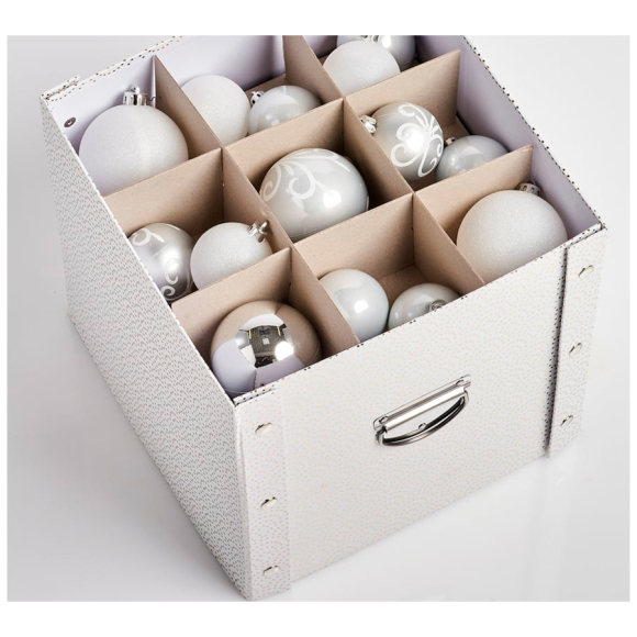 Коробка Zeller для хранения елочных игрушек (14667) 30x30 см