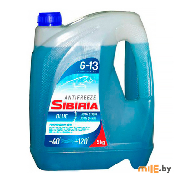 Антифриз Sibiria ОЖ-40 синий 5 кг