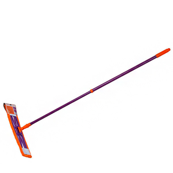 Швабра Perfecto Linea для пола с насадкой из микрофибры, фиолетовая Быстро-Чисто 43-001066