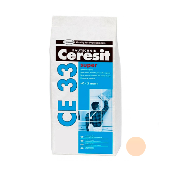 Фуга Ceresit CE 33 2 кг (персиковый)