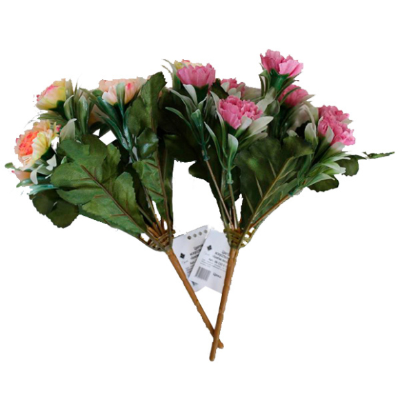Искусственный цветок 06-132-B (цвет: зелёный,розовый)