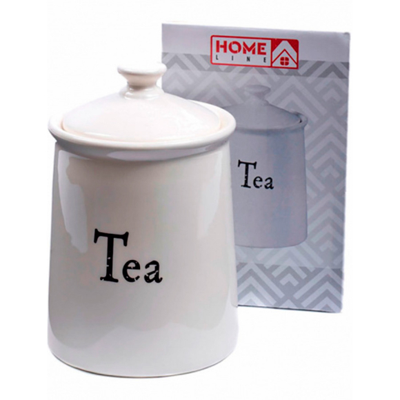 Банка для сыпучих продуктов керамическая Tea 16,5 см (HC1810066-6.5T 182695)
