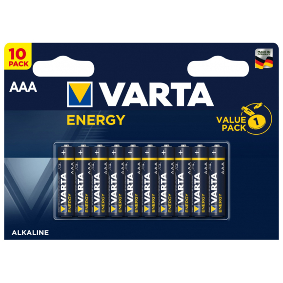 Батарейки VARTA ENERGY AAA VP 10
