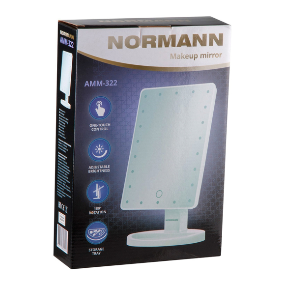 Зеркало косметическое Normann (AMM-322)