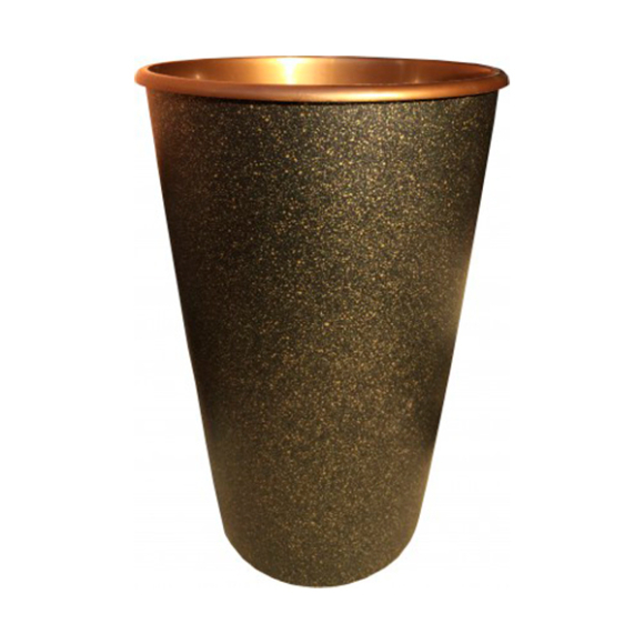 Горшок для цветов ТЕК.А.ТЕК Le cone 1200-51 (золотой)