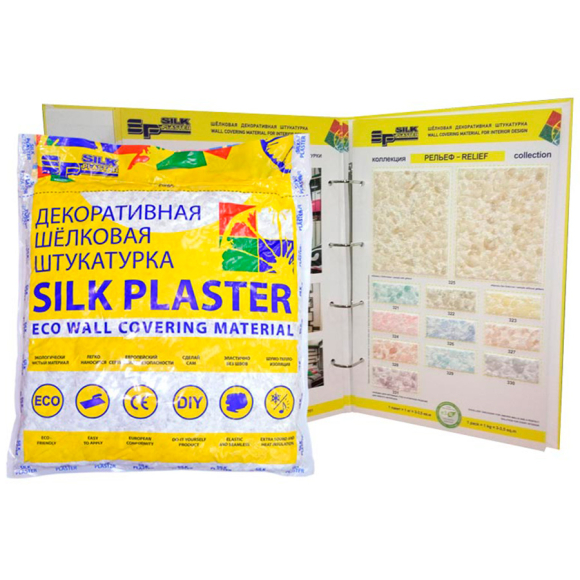 Обои жидкие Silk Plaster Рельеф 323