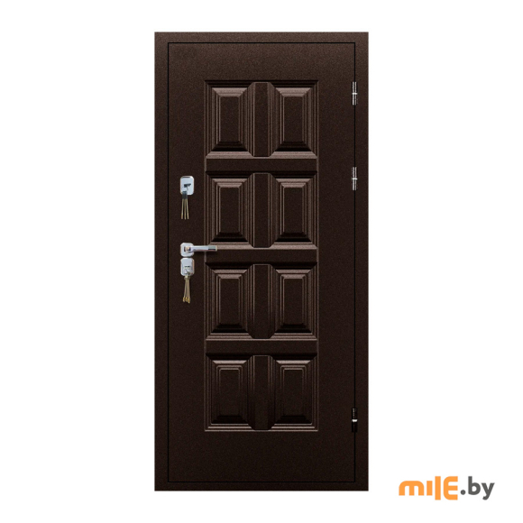 Входная металлическая дверь Промет Винтер (ТЕРМОРАЗРЫВ) Белёный Дуб (А) 2050х880 (правая)