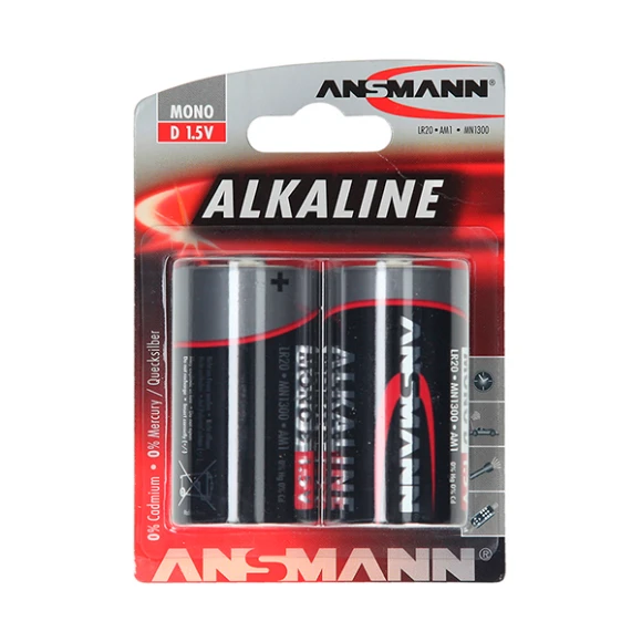 Батарейка D Ansmann