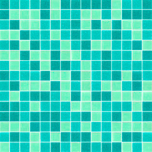 Декоративная мозаика М-Витреа Flora FLORA 11 322x322 (голубой/зеленый)