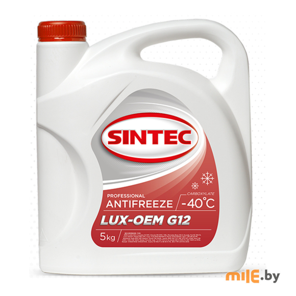Антифриз Sintec Lux G12 красный 5 кг