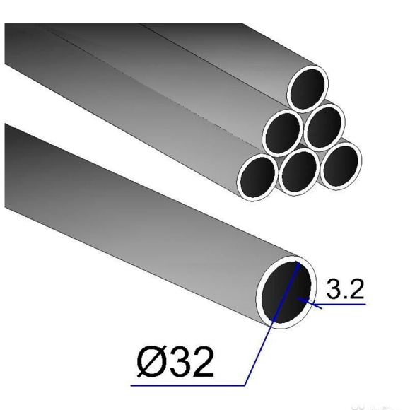 Труба 32x3,2x1,5м