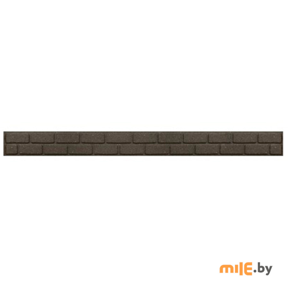 Садовый бордюр Multy Home "Bricks" коричневый (90х1200 мм)
