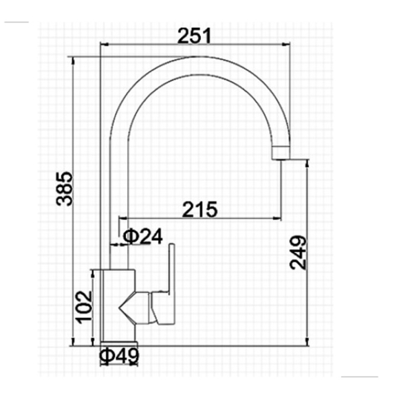 Смеситель Ledeme L4066