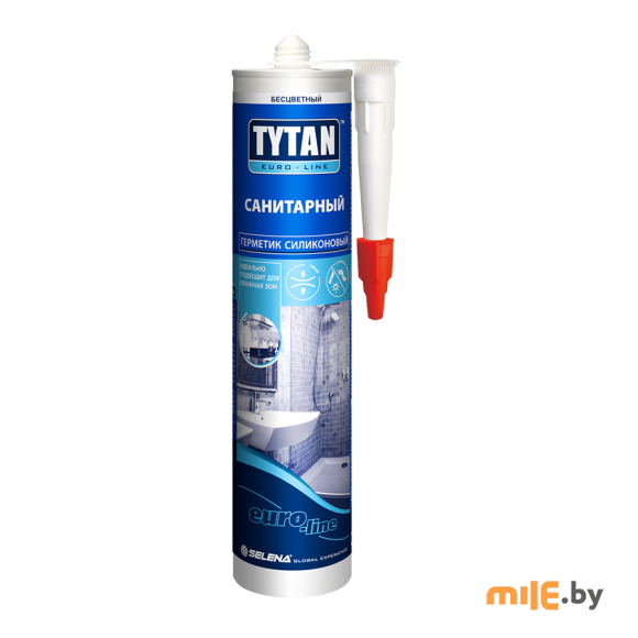 Герметик силиконовый санитарный Tytan Euro-Line CH бесцветный 280 мл