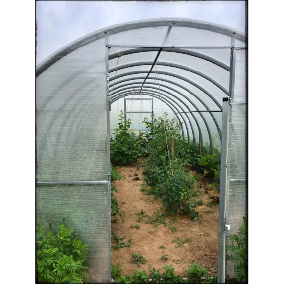 Теплица с покрытием КомфортПром 3х6, 40х20/1.0, ПК 3,8мм