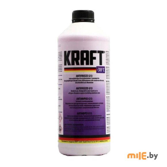 Антифриз KRAFT G13 -38°C 1,5 л