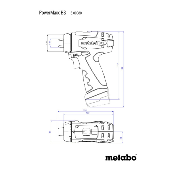 Шуруповерт Metabo PowerMaxx BS Basic (600984500)