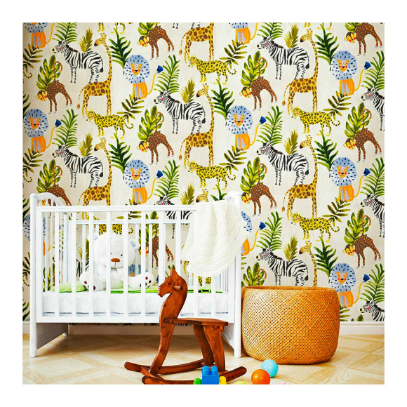 Обои на основе экодеко Grandeco 0,53x10 м Litlle Ones LO2201
