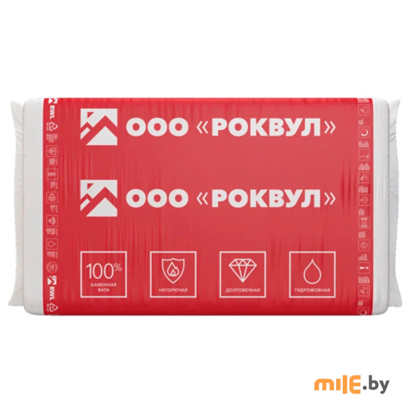 Минеральная вата Rockwool Акустик Баттс 1000х600x50 мм