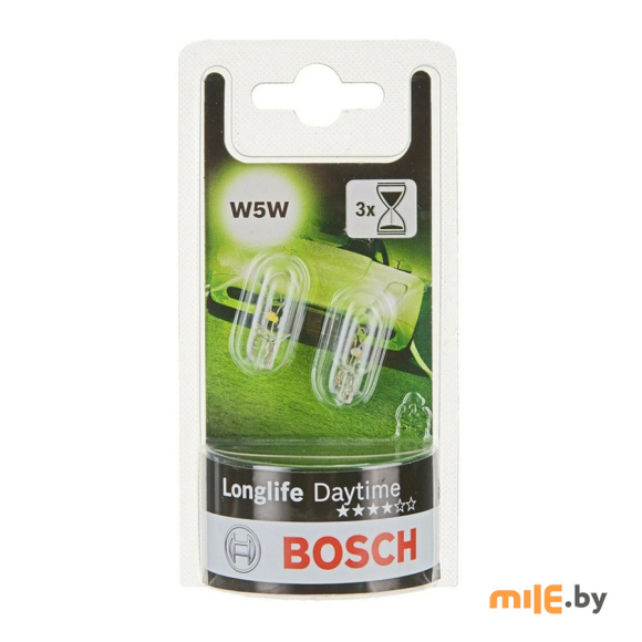 Автолампа Bosch W5W Longlife Daytime 12V (1987301052)