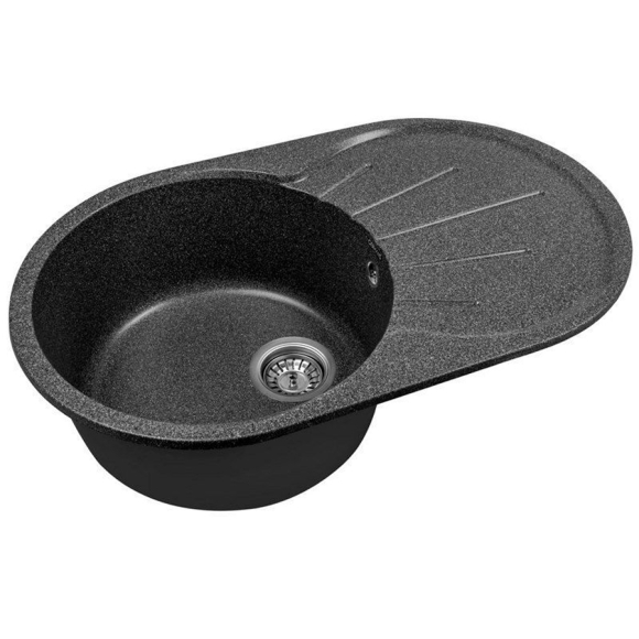 Мойка кухонная Gerhans A02-24 графит (без сифона)