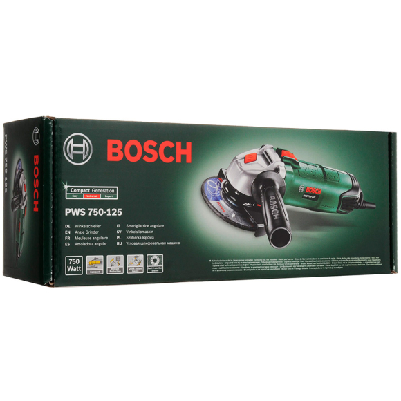 Шлифмашина угловая Bosch PWS 750-125