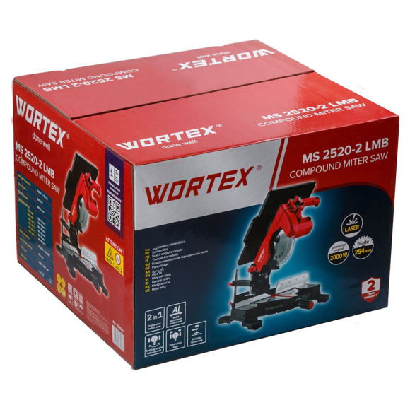 Торцовочная пила комбинированная Wortex MS 2520-2 LMB (1329583)