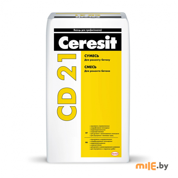 Смесь для ремонта бетона Ceresit  CD 21 25 кг