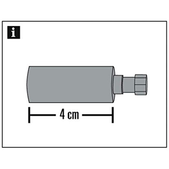 Удлинитель Gardinia арт.31056 20X40 мм (хром)