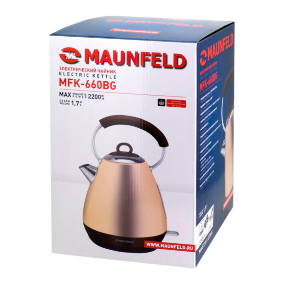 Электрический чайник MAUNFELD MFK-660BG