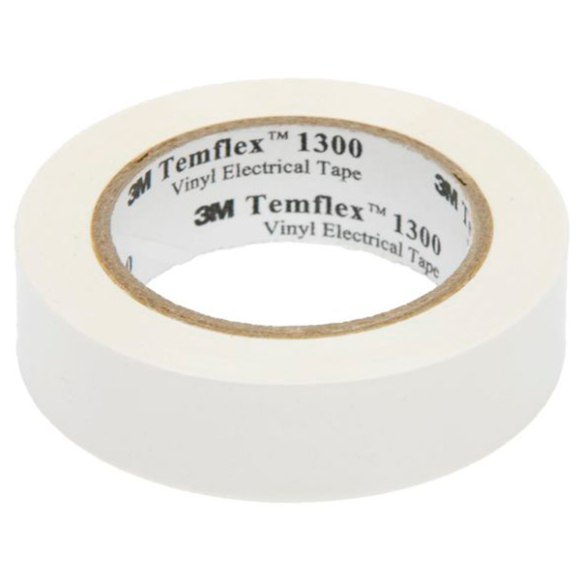 Лента изоляционная белая Temflex 1300 15мм*10м