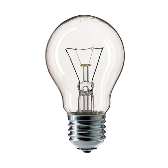 Лампа Philips A55 230V 60W E27 CL