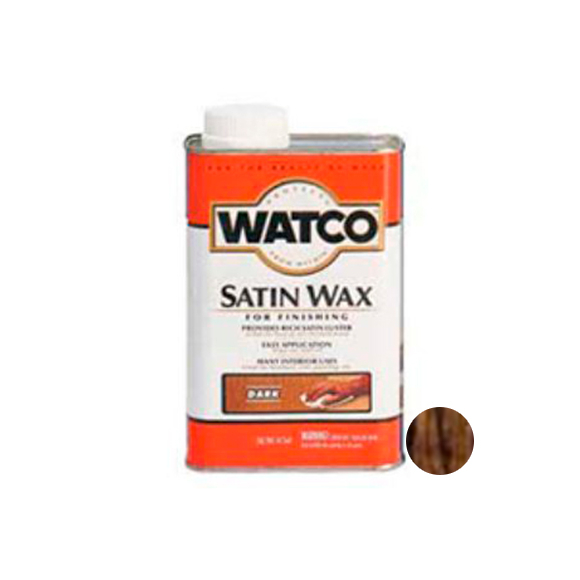 Воск для дерева Watco Satin Wax 0,946 л (цвет: темный орех)