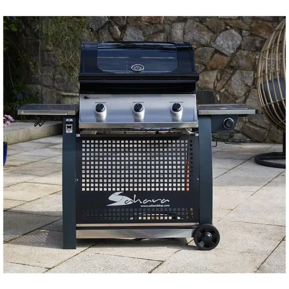 Газовый гриль Sahara S375 3B BBQ Smokey Teal